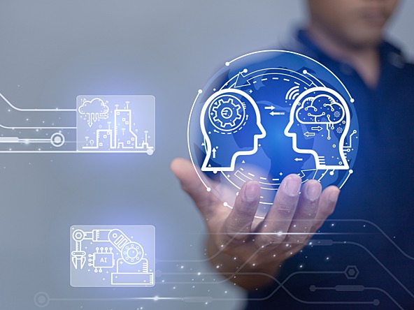 Digital twins abstract image